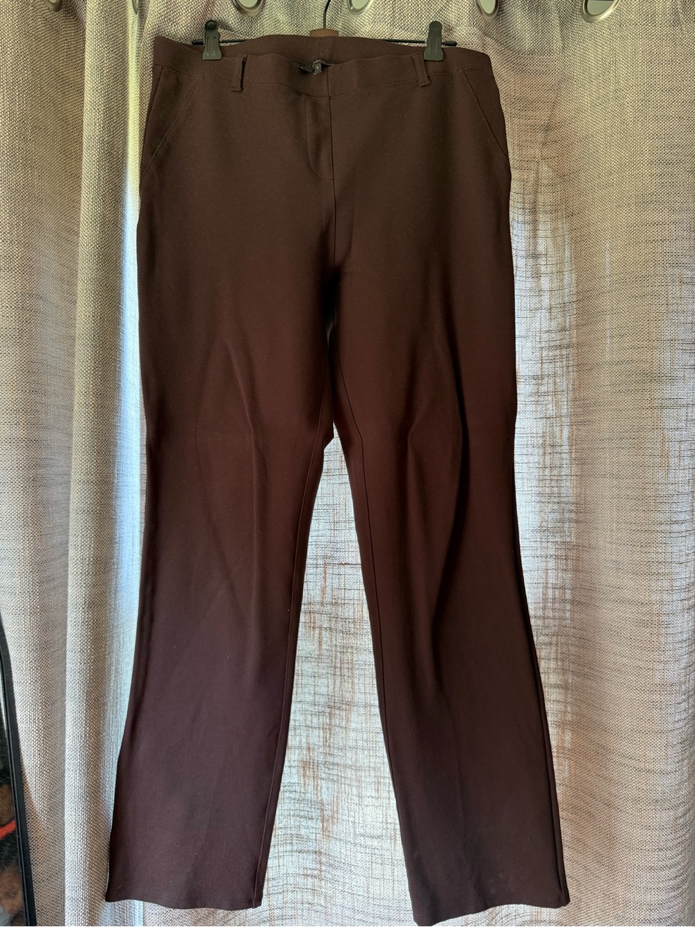 Quince Women's Straight Leg Pants in Dark Brown